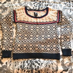 American Eagle Wool Blend Knit Sweater Size Small
